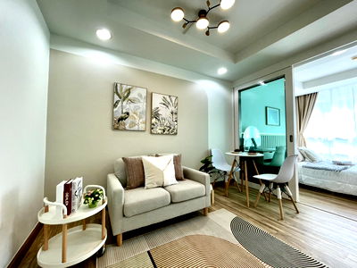 ขายคอนโด : ขายคอนโด The Kris Extra 4 รีโนเวทตกแต่งใหม่ ใกล้ MRT สุทธิสาร