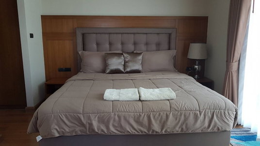 รูปภาพ Condo for rent Marina Bayfront Sriracha 27th floor city and mountain view beautiful room fully furnished 20,000 THB.