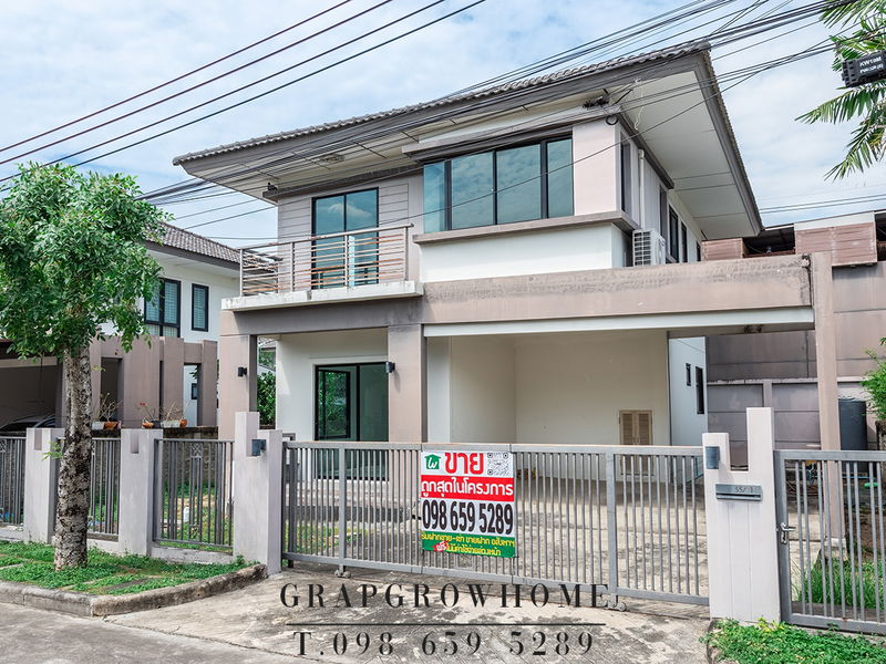 Houses for sale : Single house for sale, King Kaew 19, cheapest price in the project, Atoll Java Bay: Atoll Java Bay, very new interior condition, new house