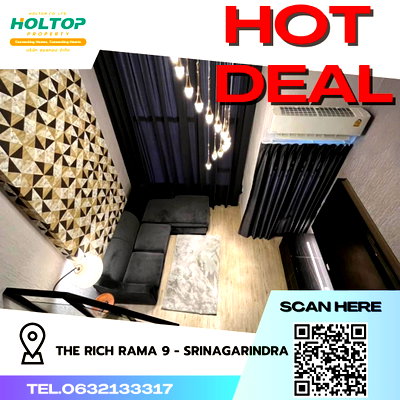 คอนโดให้เช่า : #R2840 ให้เช่า The Rich Rama 9 - Srinagarindra