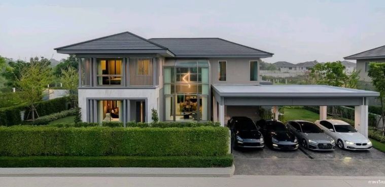 ให้เช่าบ้านเดี่ยว 5 ห้องนอน 393 ตร.ม. 150 ตร.ว. เพอร์เฟค มาสเตอร์พีซ พระราม 9 - กรุงเทพกรีฑา