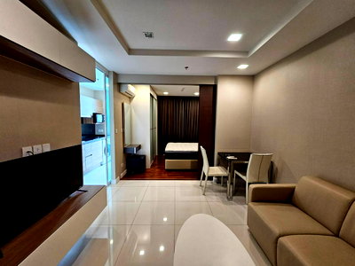 Condos for rent : Room for rent, The metropolis Samrong, 38th floor, size 34.24 sqm., next to BTS Samrong