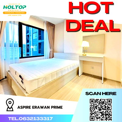 Condos for rent Paolo Hospital Phrapradaeng : #R2846 For rent   Aspire Erawan Prime