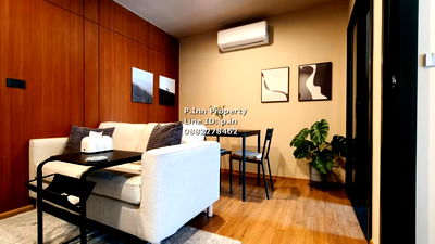 Condos for rent : Garden view Just fully furnished high ceiling For rent The Line Vibe Phaholyothin
