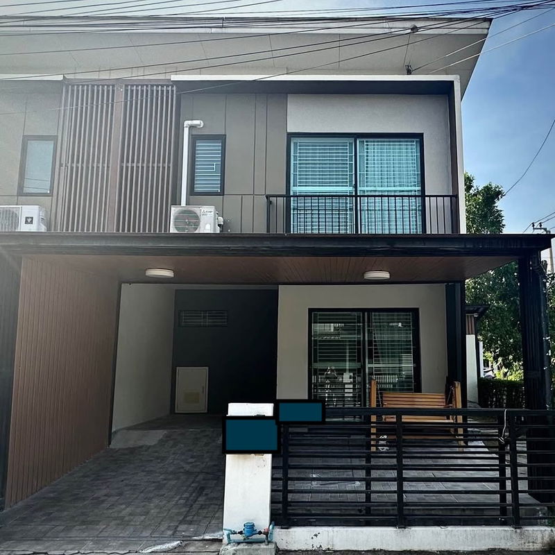 ขายบ้านเดี่ยว : ขายบ้านดี่ยว 2 ชั้น หมู่บ้าน หมู่บ้าน เดอะคอนเนค 34 อ่อนนุช วงแหวน 26 ตารางวา
