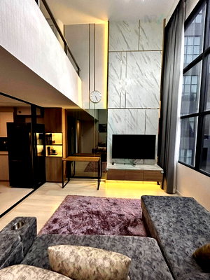 Condos for rent : For Rent Condo KNIGHTSBRIDGE PRIME SATHORN Building 1, Floor 27,Duplex, Room size 37.00 sqm