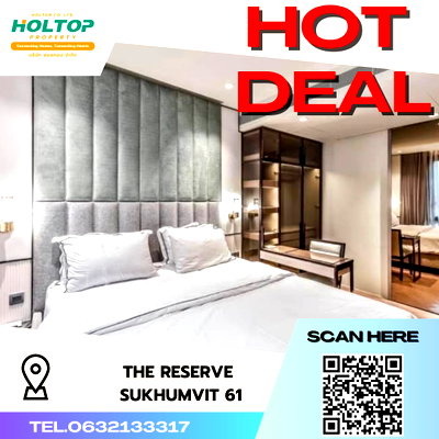 คอนโดให้เช่า : #S2887 ให้เช่า The Resereve Sukhumvit 61