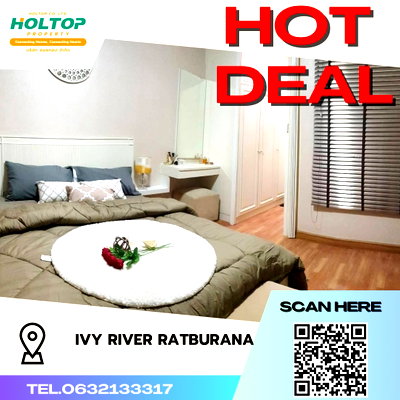 คอนโดให้เช่า : #S2881 ให้เช่า Ivy River Ratburana