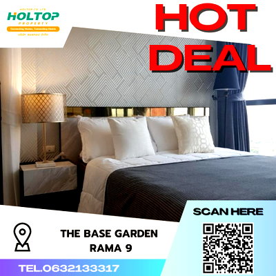 คอนโดให้เช่า : #S2899 ให้เช่า The Base Garden Rama9
