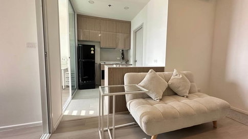 (Local Agent) For rent De Lapis Charan 81, 1Bed plus room, 20 meters from MRT Bang Phlat, room never rented out, river view, high floor, 064-974-2441