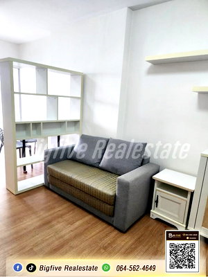 Condos for rent Rattanathibet Road : A68-017 For rent Supalai City Resort Phra Nang Klao-Chao Phraya 47 sq m. Near MRT Saphan Phra Nang Klao✨