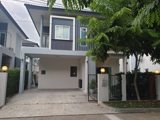 3-bed house for rent, 160 sqm, 41 sq wah, Iconature Ramintra