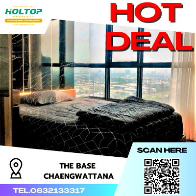คอนโดให้เช่า : #S2909 ให้เช่า The Base Chaengwattana