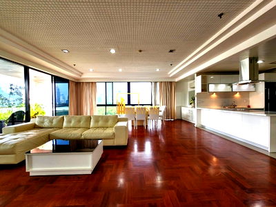 เช่าคอนโด สถานเอกอัครราชทูตออสเตรเลีย :  Polo Park - Beautiful 3 Bedroom Condo For Rent in Ratchadamri - BR5667CD