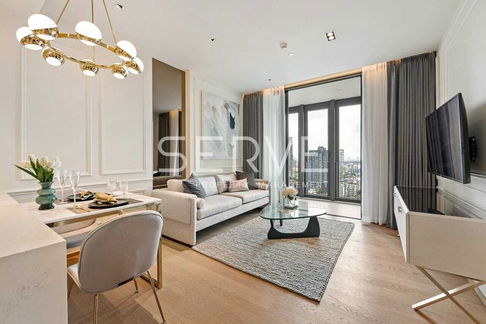 Luxury Style 1 Bed with Bathtub High Fl. 20+ Good Location Close to BTS Thong Lo 250 m. / For Rent-Beatniq Sukhumvit 32