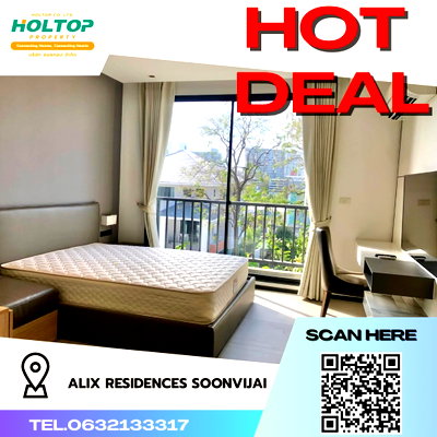 คอนโดให้เช่า : #R2899 ให้เช่า Alix Residences Soonvijai