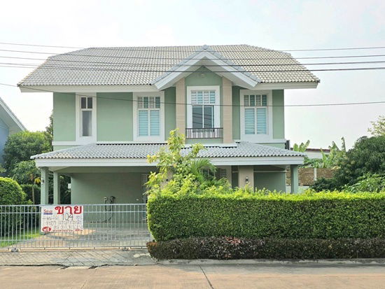 Houses for sale : Single house for sale, 104 sq m., Milton Residence, Ram Intra, price 14.7 million, on Ram Intra Road 119/1, near Fashion Island.