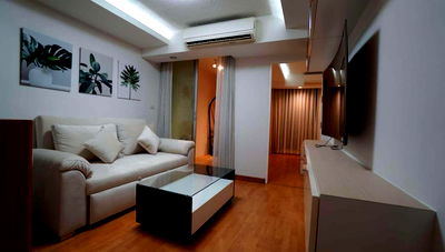 Condos for sale Khlong Toei : The Waterford Sukhumvit 50 Newly decorated cozy-style room 💰  Sale Only 4.2 MB  📍 BTS On Nut 🏙 8th Floor, Open View, North Facing 📏 Size: 57 SQ.M.