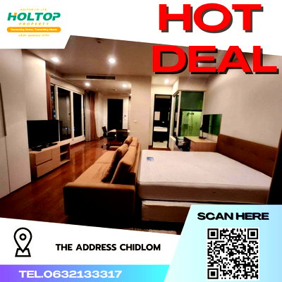 คอนโดให้เช่า : #R2900  ให้เช่า The Address Chidlom