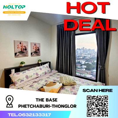 คอนโดให้เช่า : #S2957 ให้เช่า The Base Phetchaburi-Thonglor