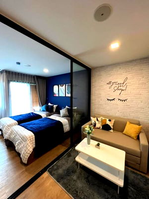 เช่าคอนโด คลองหลวง ปทุมธานี : 💙 Kave Town Shift | ตึก B ชั้น 8 | ห้องโทนน้ำเงิน เรียบหรู พร้อมอยู่!