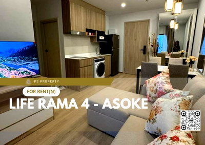 Condos for rent : For rent ✨ Life Rama 4 - Asoke ✨ near MRT Queen Sirikit Convention Center, complete furniture and electrical appliances.