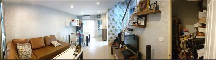 4-bed townhouse for rent, 160 sqm, 23 sq wah, Town Plus Rama 9