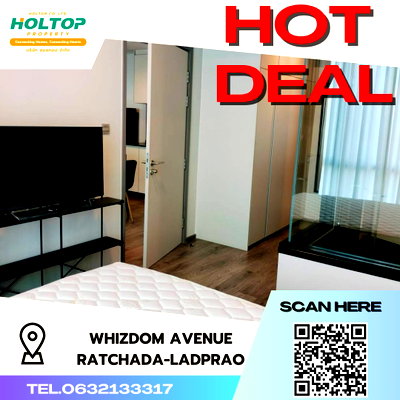 คอนโดให้เช่า : #S2961 ให้เช่า Whizdom Avenue Ratchada-Ladprao