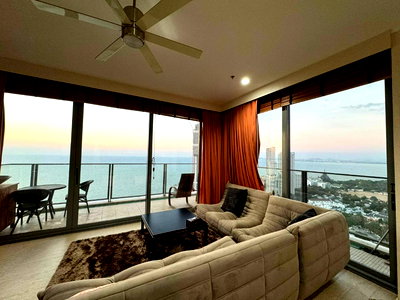ขายคอนโด : For Sale Condo Northpoint Pattaya 3 bed corner private view (S03-1642S) 