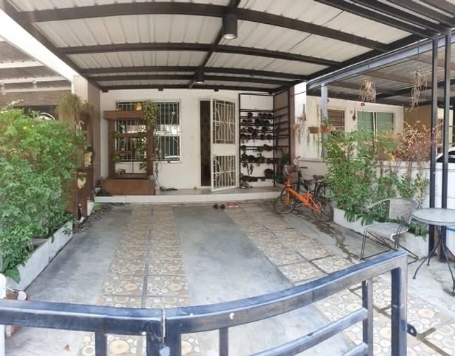 4-bed townhouse for rent, 160 sqm, 23 sq wah, Town Plus Rama 9