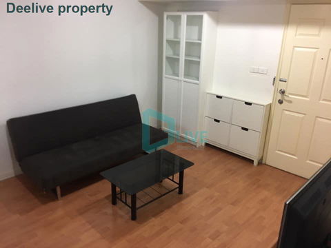 DL009492 Condo for rent, Lumpini Ville Cultural Center near MRT ห้วยขวาง, ready to move in, call urgently 0638692663 LineID @897iyzll