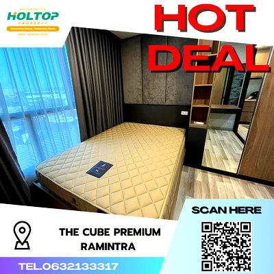 Condos for rent Liab Duan Night Market : #S2980 For Rent The Cube Premium Ramintra