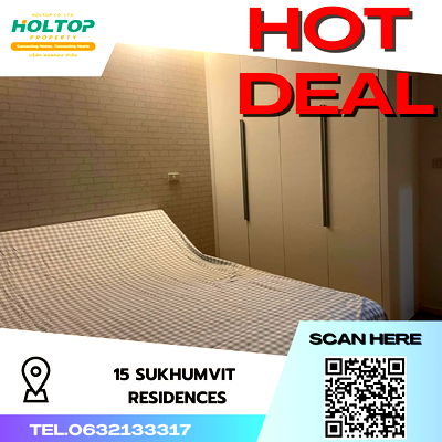 Condos for rent Sukumvit 15 : #S2978 For Rent 15 Sukhumvit Residences