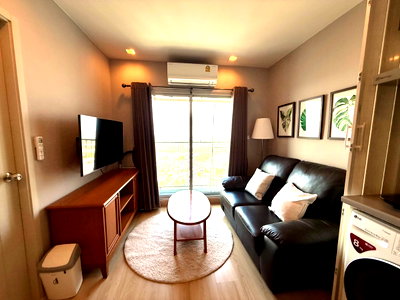 Condos for rent The Square Bang Yai : For Rent‼️Casa Condo @MRT Sam Intersection Bang Yai Size 1 Bedroom 26 Sqm. 2 air conditioner with washing machine digital door lock floor 34th floor 