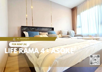 Condos for rent : For rent 🔥 Life Rama 4 - Asoke 🔥 Fully furnished and equipped with electrical appliances, near MRT Queen Sirikit Center