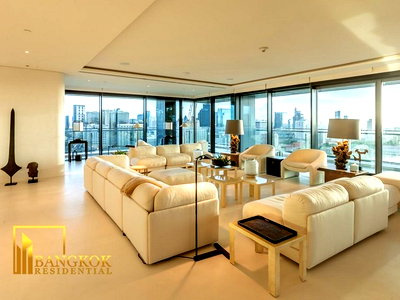 Condos for rent : The Residences at The St. Regis Bangkok - Super Luxury 4 Bed Condo - BR18503CD