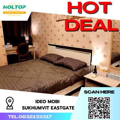 คอนโดให้เช่า : #S3001 ให้เช่า Ideo Mobi Sukhumvit Eastgate
