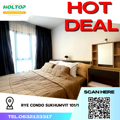 คอนโดให้เช่า : #R2945 ให้เช่า RYE Condo Sukhumvit 101/1
