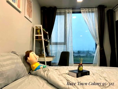 คอนโดให้เช่า : ✨ให้เช่า Kave Town Colony💖ตึก B ชั้น 7 | วิวนอกกั้นโซนสวย