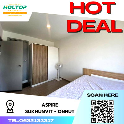 คอนโดให้เช่า : #S3021 ให้เช่า Aspire Sukhumvit-Onnut