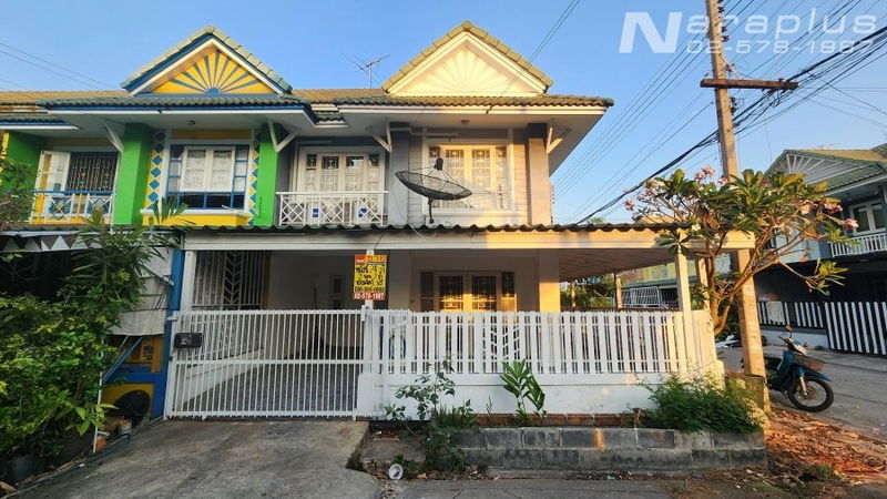 ขายทาวน์โฮม : Listing No.68020208 : ขายทาวน์เฮ้าส์ 2 ชั้น หลังมุม บนที่ดินขนาด 23.9 ตารางวา ม.พฤกษา 12 รังสิต-นครนายก คลอง 3 ปทุมธานี