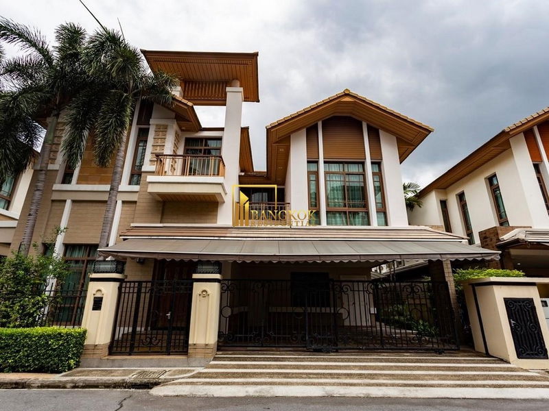 บ้านเดี่ยวให้เช่า : Baan Sansiri 67 - Expansive 4 Bedroom Luxury House For Rent in Popular Project - BR8317SH