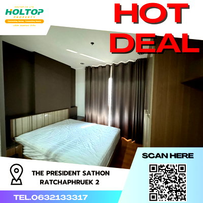 คอนโดให้เช่า : #R3018 ให้เช่า The President Sathon-Ratchaphruek 2