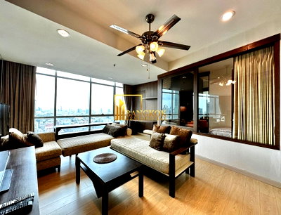 คอนโดให้เช่า :  Baan Sathorn Chaophraya - Spacious - 2 Bedroom Condo For Rent - BR18730CD