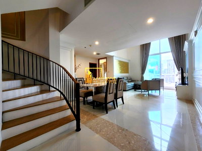 คอนโดให้เช่า : The Empire Place - Beautiful 2 Bedroom Duplex Condo in Sathorn - BR15845CD