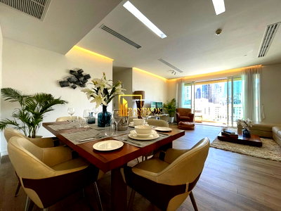 เช่าคอนโด ม.กรุงเทพ กล้วยน้ำไท :  Wilshire - Beautiful 3 Bedroom Condo For Rent in Phrom Phong - BR4984CD