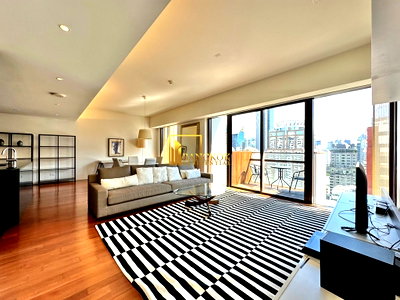 คอนโดให้เช่า :  Hansar - 2 Bedroom Condo Luxury For Rent in Ratchadamri - BR18083CD