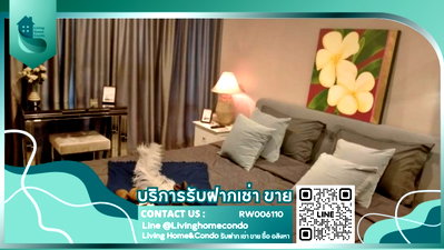Condos for rent : For rent Rhythm Sukhumvit​ 36-38 Beautiful room, high floor, fully furnished, ready to move in