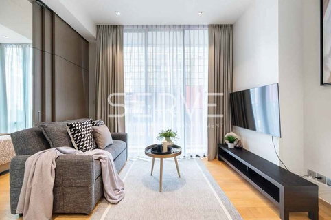 รูปภาพ Nice Room 1 Bed with Partition 38 sq.m. Good Location Close to BTS Chit Lom 280 m. at 28 Chidlom Condo / For Rent