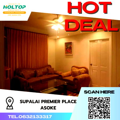 คอนโดให้เช่า : #S3092 ให้เช่า Supalai Premier Place Asoke